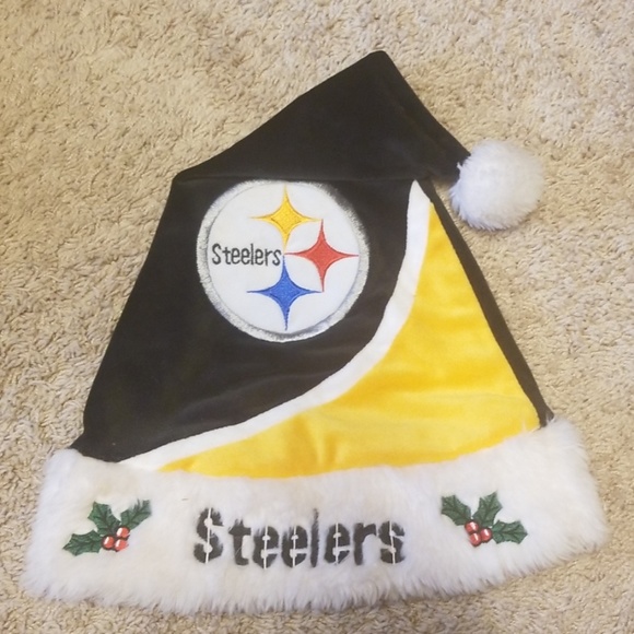 steelers santa hat